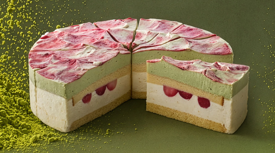 Erdbeer-Matcha-Torte von PFALZGRAF