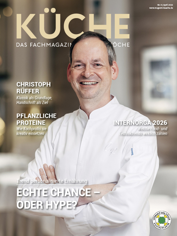 KÜCHE Ausgabe 4/26 Titelseite 