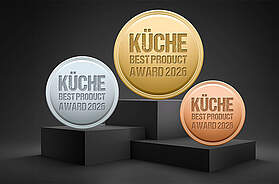 KÜCHE BEST PRODUCT AWARD 2026-Gold, Silber, Bronze Foto: © peterschreiber.media/iStock/Getty Images