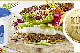 KÜCHE BEST PRODUCT AWARD KATEGORIE FOOD GOLD FÜR MILRAM - Foto: DMK FOOD