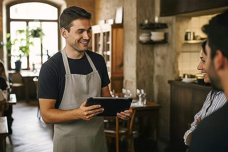 Digitale Gutscheinverwaltung im Restaurant mit dem Kassensystem orderbird PRO