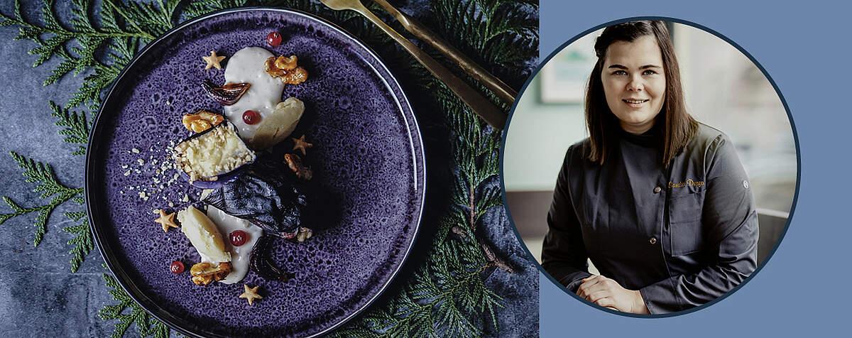 Rezept von Sandra Dusza: Rotkohlrouladen mit Kartoffel-Walnuss-Füllung ...