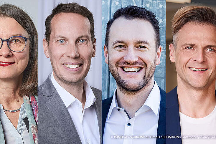 Prof. Dr. Jana Rückert-John, Markus Grube, Stefan Lehmann und Dr. Marcel Klinge (Foto: © DZG)