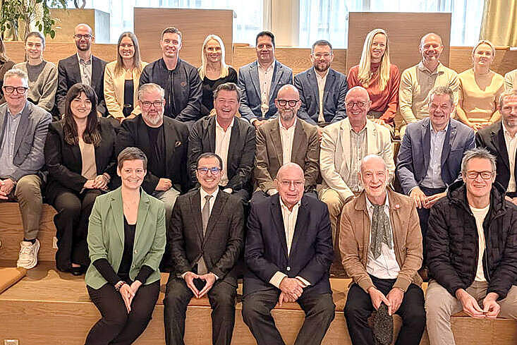 Gemeinsam für Qualität und Transparenz bei den Hotelsternen: Die Teilnehmerinnen und Teilnehmer der 12. Generalversammlung der Hotelstars Union am 12. Oktober 2026 in Vilnius/Litauen.  Foto: Hotelstars Union