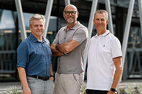  BRITA Vorstände Stefan Jonitz, Markus Hankammer (Vorsitzender) und Dr. Rüdiger Kraege (v.l.n.r.)