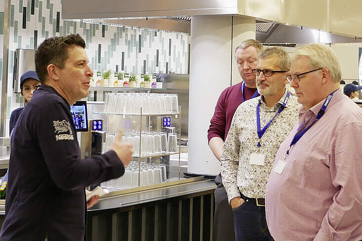 Nestlé-Gastronomie-Chef Carsten Esser öffnet als Gastgeber für Netzwerk Culinaria erneut die Pforten zum Kompetenzforum in Frankfurt am Main. 