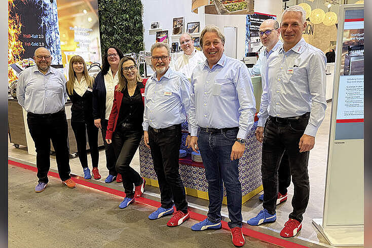 SCHOLL Messestand auf der INTERNORGA 2026 mit Buffetlösungen und Fachgesprächen