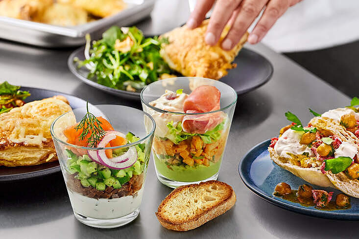 Snacks und Fingerfood von DMK ‐ MILRAM Food-Service