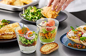 Snacks und Fingerfood von DMK ‐ MILRAM Food-Service