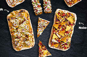 Develey Flatbread USA-Style und Mexican-Style zur WM