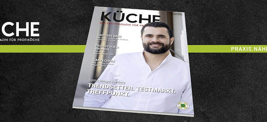 Dennis Kuckuck für die Titelgeschichte der KÜCHE-Ausgabe 3/2026