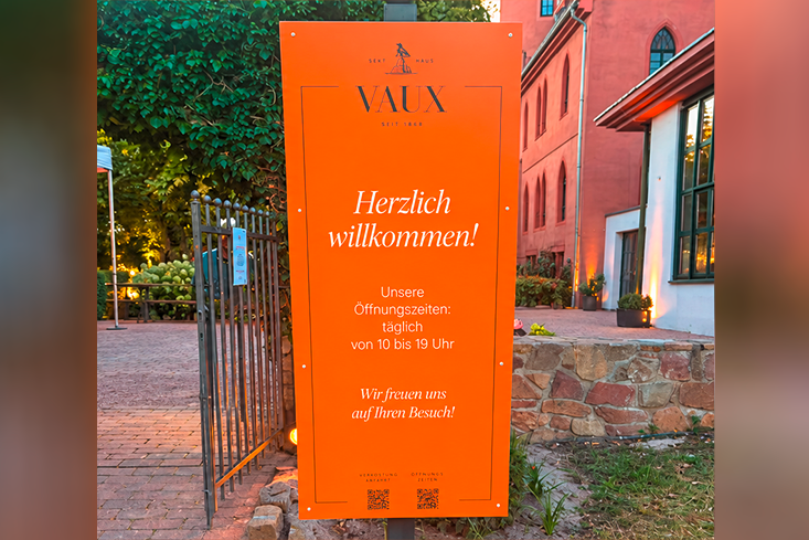 VAUX am Rhein auf der Burg Crass in Eltville ist täglich von 10 bis 19 Uhr geöffnet