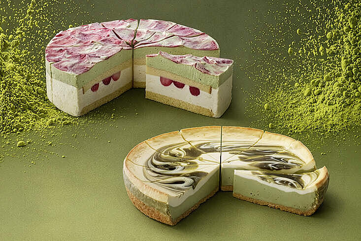 Matcha trifft Erdbeere und Cheesecake: PFALZGRAF setzt auf trendige Dessertneuheiten für Gastronomie und Cafés.