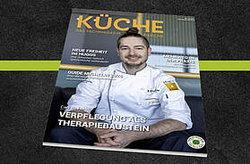 Ingo Hilger auf dem Titel von KÜCHE - Das Fachmagazin für Profiköche