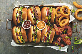 Burger Fingerfood von SALOMON