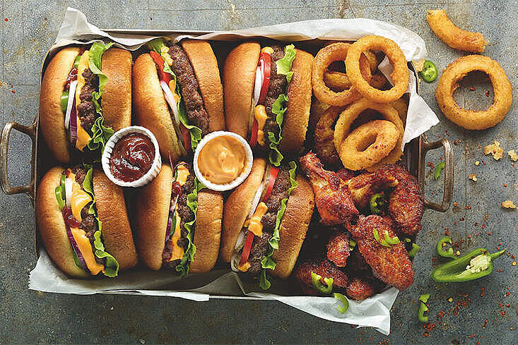 Burger Fingerfood von SALOMON