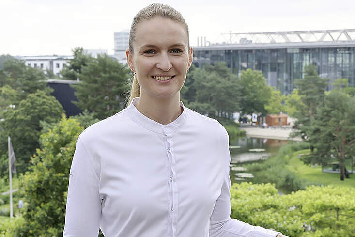 Julia Orschiedt übernimmt im The Ritz-Carlton, Wolfsburg die Positionen der Sous-Chefin und des Pastry Head Chef. Foto: © Matthias Leitzke