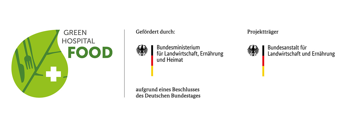 Logo des Projekts „Green Hospital Food“