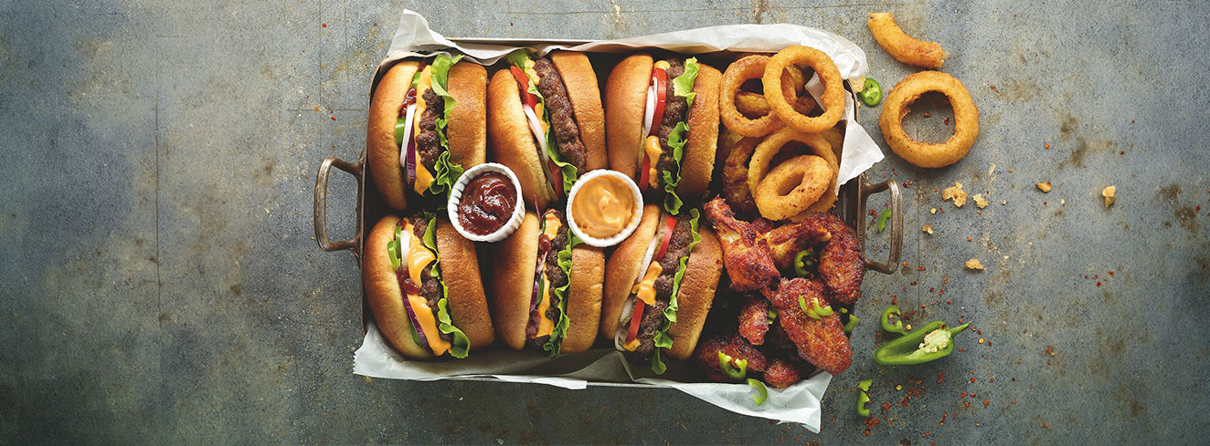Burger Fingerfood von SALOMON