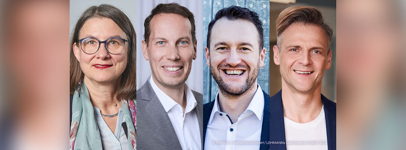 Prof. Dr. Jana Rückert-John, Markus Grube, Stefan Lehmann und Dr. Marcel Klinge (Foto: © DZG)