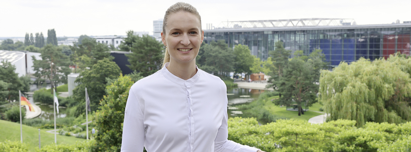 Julia Orschiedt übernimmt im The Ritz-Carlton, Wolfsburg die Positionen der Sous-Chefin und des Pastry Head Chef. Foto: © Matthias Leitzke