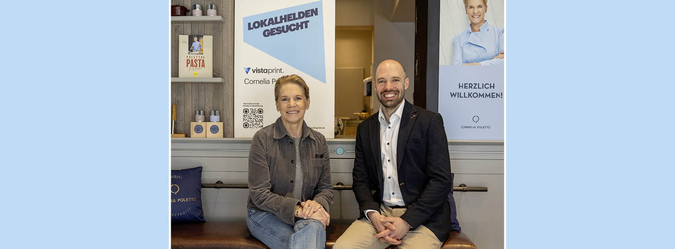 Cornelia Poletto und Daniel Engelhardt stellen die Initiative Lokalhelden gesucht 2026 für Gastronomiebetriebe vor