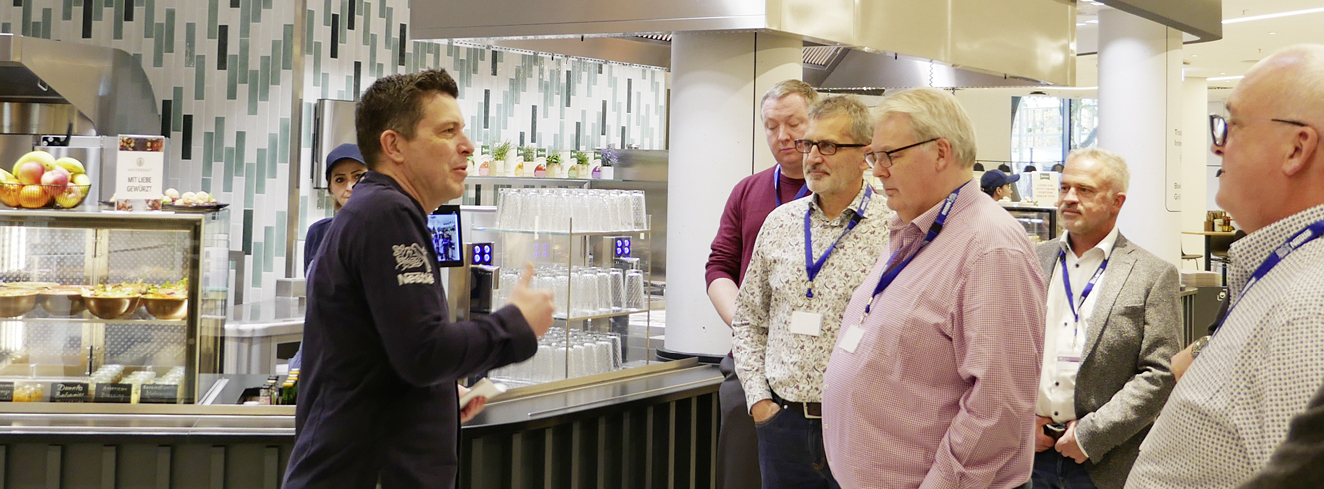 Nestlé-Gastronomie-Chef Carsten Esser öffnet als Gastgeber für Netzwerk Culinaria erneut die Pforten zum Kompetenzforum in Frankfurt am Main. 